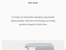 Tablet Screenshot of gregmoorecreative.com